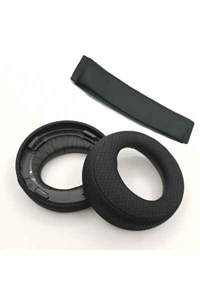 Choice 1 مجموعة من وسادات الأذن الشبكية السوداء لجهاز SONY PS4 Gold اللاسلكي ...