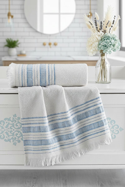 Cotonila Trendy Banyo Havlu Seti 70x140 & 50x90
