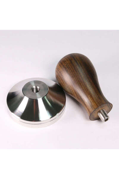 Choice14 41mm C Coffee Tamper 51mm 53mm 57mm 58.5mm Wooden Stainless Steel Base For delonghi breville Espress