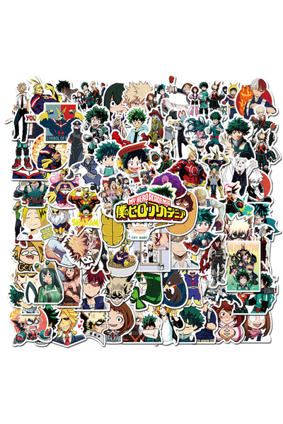 Choice ملصقات My Hero Academia متعددة الألوان، 100 قطعة، ملصقات DIY، سكرابوكي...