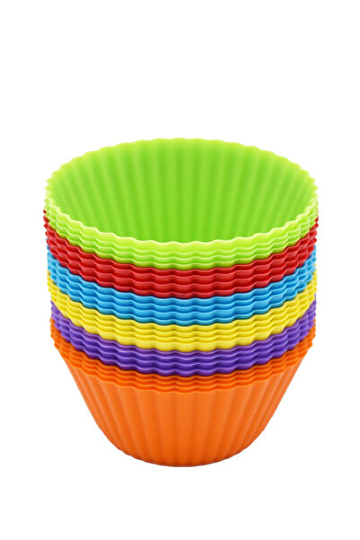 Choice 24 قطعة أكواب خبز الكب كيك من السيليكون أكواب المافن القابلة لإعادة ال...