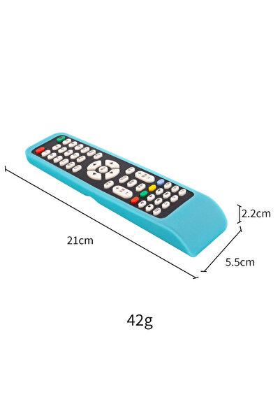 Choice جراب حماية من السيليكون الأزرق المضيء لجهاز التحكم عن بعد للتلفزيون الذكي AOC، يرجى مقارنة جهاز التحكم عن بعد للسيارة
