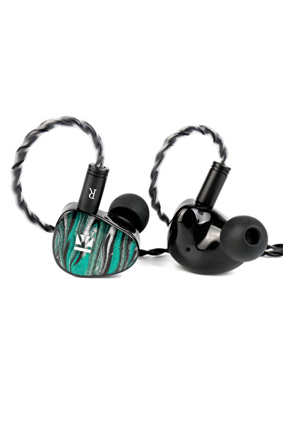 Choice سماعة أذن KBEAR KB03 Alkaid nomic مقاس 3.5 مم باللون الأخضر، سماعة رأس...