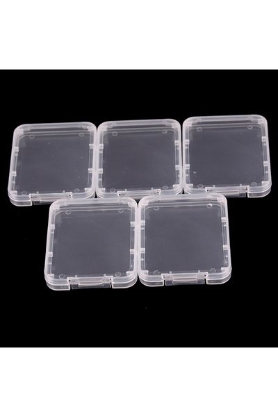 KOQZM 5 قطع/مجموعة علبة حافظة بطاقات الذاكرة حافظة واقية لبطاقة SD SDHC MMC X...