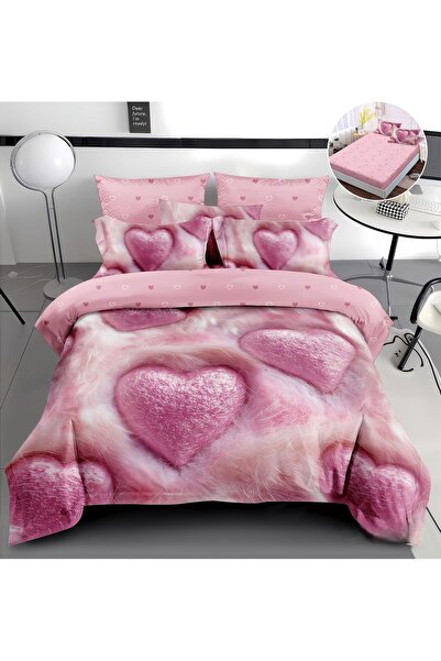 CHIRASO CHIRASO Bedding, Finet 5D Identical to the picture, ELASTIC Sheet 180x200+25cm, Duvet Cover, 2 Pillowcases