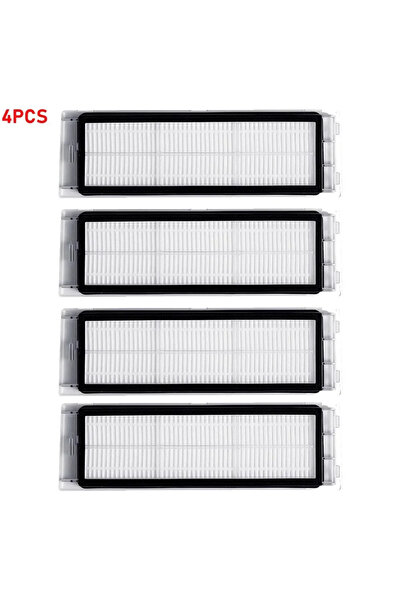 Choice6 فلتر HEPA من B-4PCS لـ Roborock E3 E4 E5 S5 S50 S55 S60 S5 MAX S6 S6 ...