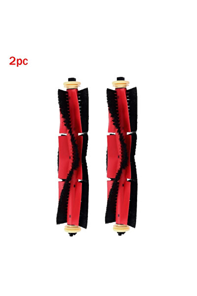 Choice فرشاة رئيسية حمراء (قطعتان) لمكنسة روبورك S5 S50 S5 ماكس S6 S60 S61 S6...