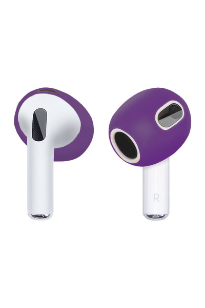 Choice وسادات أذن من السيليكون باللون الأرجواني الداكن لسماعات Airpods 3rd ال...