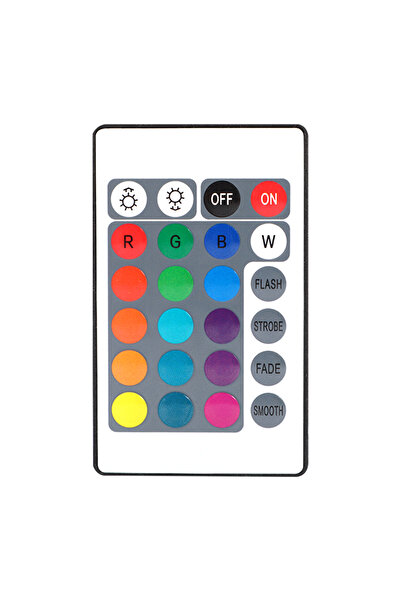 Choice 24 قطعة من سلسلة W28 RGB LED مع جهاز تحكم عن بعد بالأشعة تحت الحمراء م...