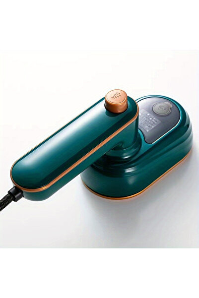 Choice US green compact handheld steam iron -180 ° rotation, foldable design - convenient for travel and qu