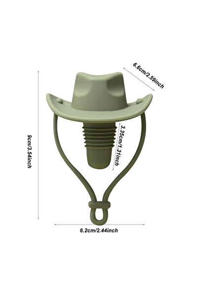 Choice سدادات زجاجات النبيذ باللون الأخضر الزيتوني، زجاجة شمبانيا من السيليكو...