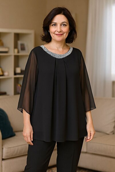 dml giyim Chiffon blouse