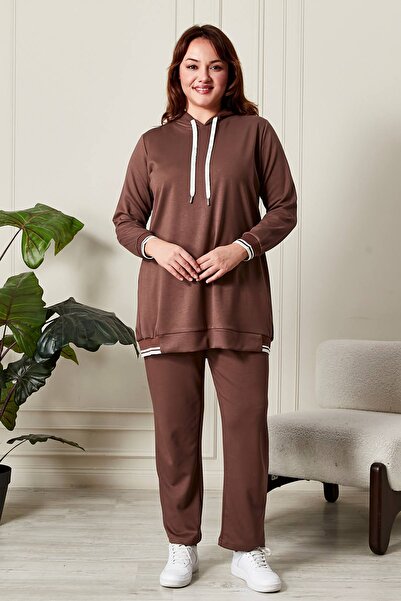 Ferace Women's Plus Size Ribbed Set