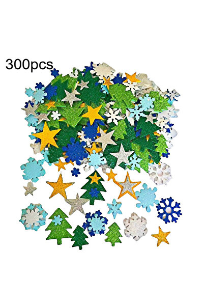 Choice مقاس واحد يناسب الجميع 300 قطعة عشوائية 150/300 قطعة ملصقات رغوية لامع...