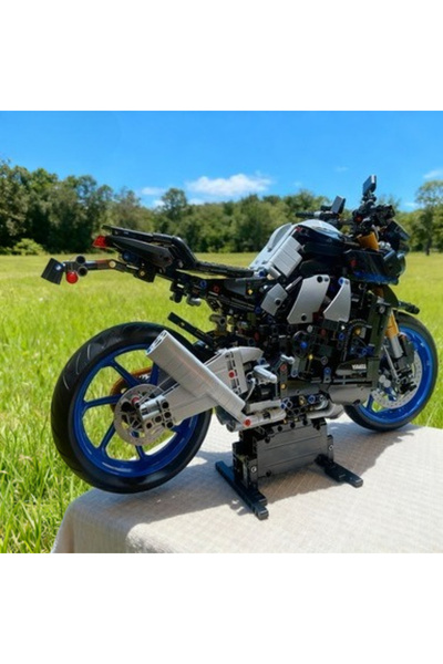 Miniso مجموعة مكعبات بناء للدراجات النارية 42159، متوافقة مع جزيئات ليجو، منا...