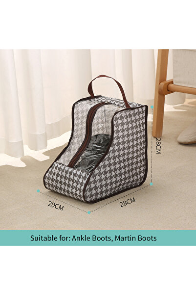 Choice1 J24012022-E Transparent Shoe Boot Storage Bag Dust-proof Tall Short B...