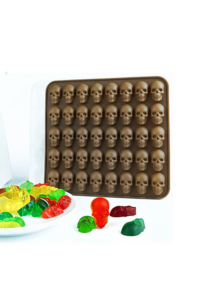 Choice قالب شوكولاتة من السيليكون باللون البني لعيد الميلاد، رجل خبز الزنجبيل...