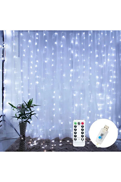 Choice ستائر بيضاء 3 × 3 متر، 300/600 مصباح LED، أضواء خرافية قابلة للتعتيم م...