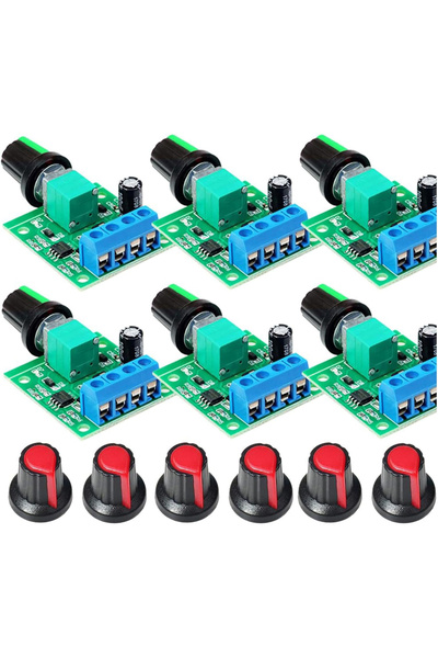 Choice 6pcs 6pcs Low Voltage DC Motor Speed Controller 1.8v 3v 5v 6v 7.2v 12v...