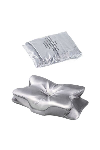 Choice غطاء وسادة من الحرير الجليدي الفضي للشعر والبشرة غطاء وسادة على شكل فر...