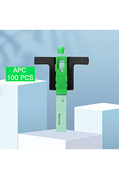 Choice8 100PCS SCAPC SCUPC/SCAPC Optical Fiber Quick Connector SM FTTH Leathe...