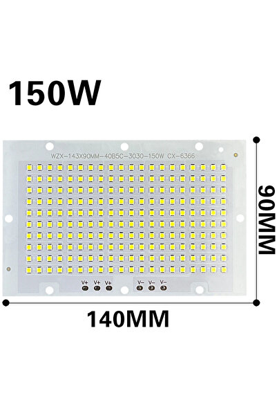Choice بدون أسلاك ضوء أبيض (6000 كلفن) 150 واط قطعة واحدة من كشاف LED كامل ال...