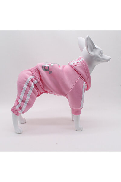 Choice بدلة رياضية للكلاب من ماركة M Pink من Adidog ملابس ربيعية للكلاب الصغي...