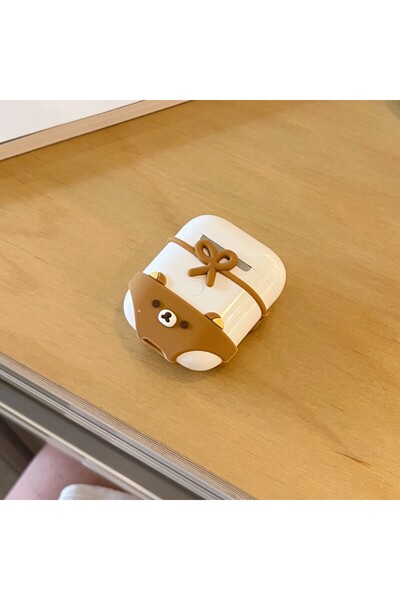 Choice جراب سماعة أذن ناعم من السيليكون لأجهزة AirPods Pro2 Pro بتصميم دب بيك...