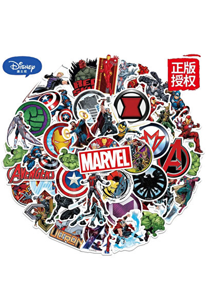 Choice ٥٠ قطعة من ملصقات مارفل سوبر هيروز ذا أفنجرز الكرتونية اللطيفة لتزيين ...