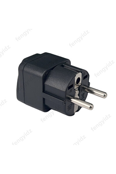 Choice black 1PCS EU Travel Plug 2 IN 1 Euro European To Chinese AU 2 Pin Uni...