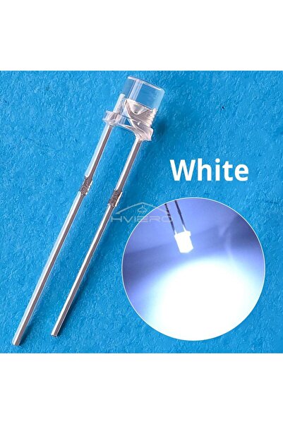 Choice مصباح LED ساطع للديكور أبيض 100X F3 3 مم 2 دبابيس، أبيض أحمر أصفر أزرق...