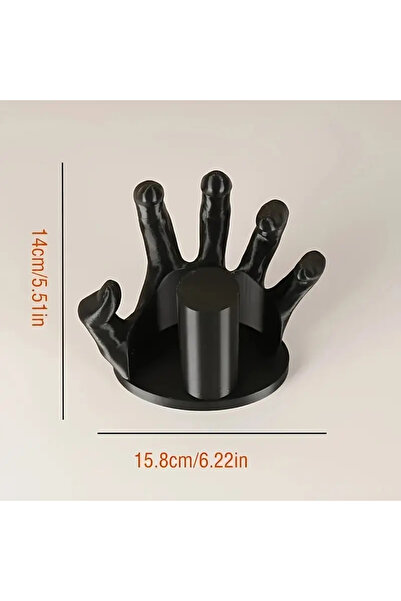 Choice Kj001-167 قطعة واحدة، علبة ورق تواليت بتصميم قوطي مبتكر على شكل يد ساح...