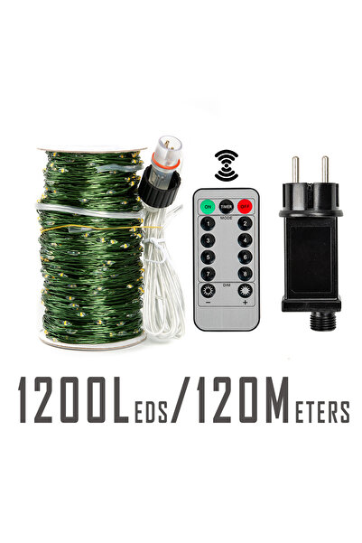 Choice سلسلة أضواء LED بطول 120 مترًا و1200 مصباح LED بطول 10 أمتار إلى 200 م...