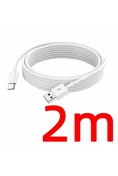 Choice كابل شحن USB من النوع C بطول 2 متر، كابل بيانات شحن سريع، كابل شحن سري...