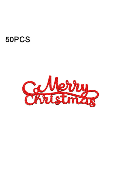 Choice 50 قطعة من قصاصات ورق عيد الميلاد الحمراء، قصاصات ورق عيد الميلاد المج...