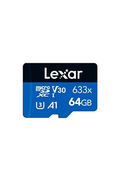 Genel Markalar 64GB MICRO SD KART 100-45MB/S C10 + Adaptör LSDMI64GBB633A