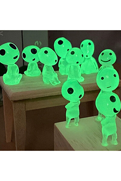 Choice 10 قطع من تماثيل الأشجار المضيئة الصغيرة ذات المناظر الطبيعية المتوهجة...