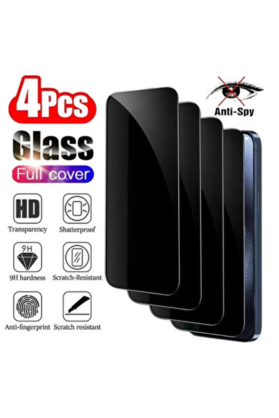 Choice واقيات شاشة مضادة للتجسس (4 قطع) لهواتف آيفون 17 من NNBILI، 4 قطع لحما...