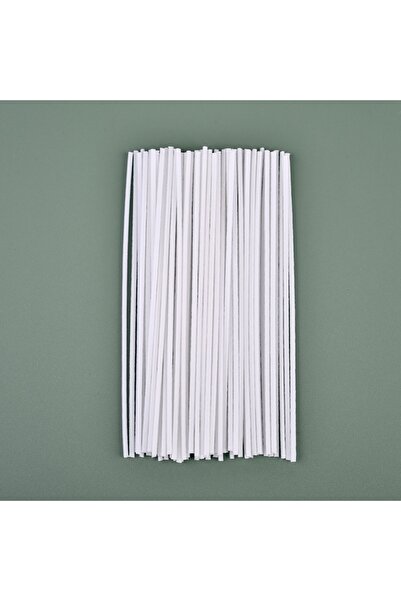 Choice مجموعة من 50 قطعة من فتائل الشموع القطنية المشمعة بطول 12 سم، بدون دخان، مصنوعة من شمع الصويا المنسوج، مصنوعة من الكيروسين