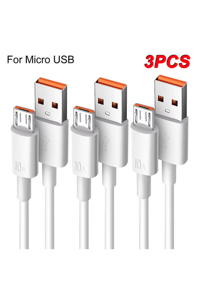 Choice 1 متر 3 قطع NNBILI 1-3 قطع 10A كابل مايكرو USB سرعة الشحن السريع سلك USB ل S7 S6 PS4 MP3 T...