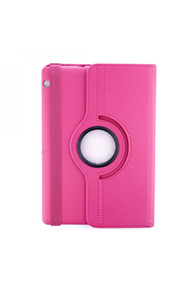 byhodi هواوي ميدياباد T3 10 / 9.6 حافظة 360 درجة من الجلد للتابلت - وردي