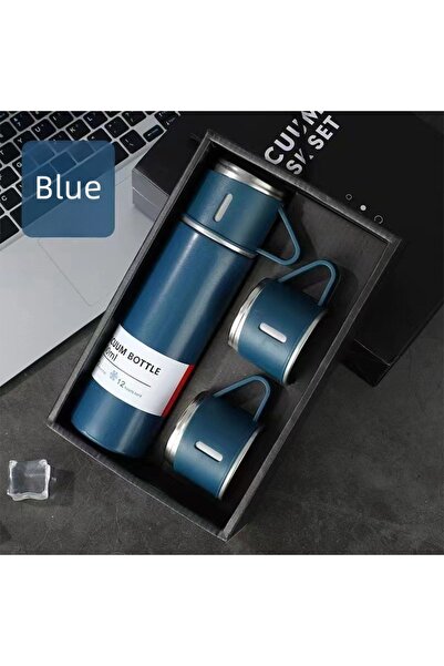 Choice 500ml Blue 304 Stainless 500ml Steel Vacuum Insulated Water Bottle Por...