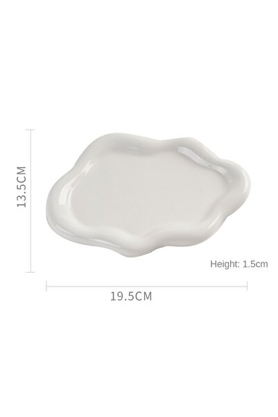 Choice White Small Jewelry Storage Display Tray Large Capacity Light Luxury I...