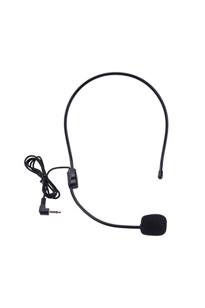 Choice 3.5mm Plug Headset Microphone Head-mounted Portable Wired Headset Mic Voice Amplifier Lightweight...