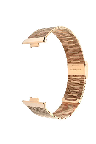 Choice For Huawei Fit 3 Rose Gold Stainless Steel Strap For Watch Fit 4Pro/4/3 Mesh Watchband Milanese Bra