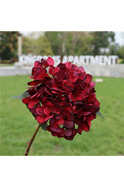 Choice 1pc Red Artificial Hydrangea Wedding Flowers Wall Home Room Decoration...
