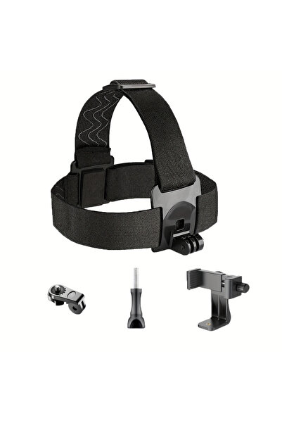 Choice ملحقات كاميرا الحركة 4 في 1 مع عصابة رأس قابلة للتعديل لـ DJI Osmo Act...