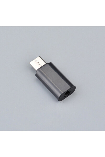 Choice 1 قطعة - محول أسود 3.5 ملم أنثى إلى نوع C ذكر لمحول سماعة الرأس السلكي...