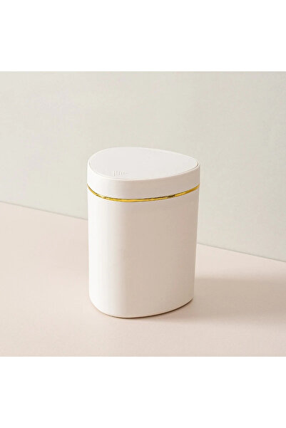 Choice White1pcs Triangle Desktop Trash Can Pressing Type Garbage Basket Countertop Bedroom Trash Bin House