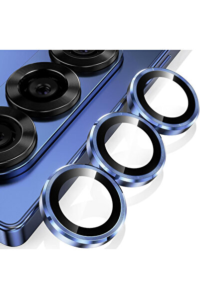 Choice لهاتف Galaxy Z Fold7 أزرق، واقي عدسة كاميرا آخر أزرق لهاتف Z Fold7 مصن...